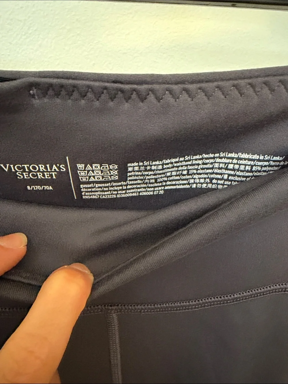 Victoria's Secret High-Rise Leggings in Charcoal Gray